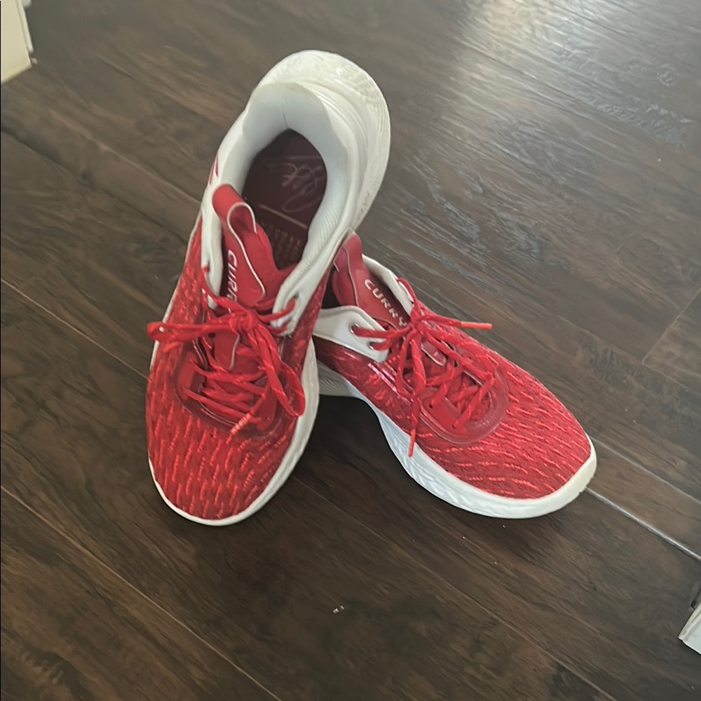 Red Curry Basketball Shoes